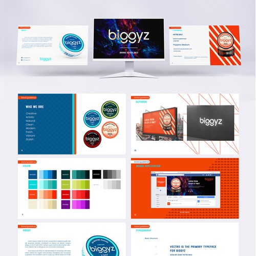 Logo and Brand Guide design. 