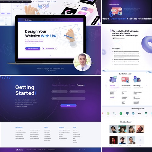 Left / Lane UI/UX design project