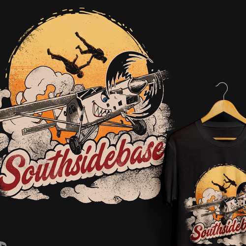 T-shirt design for Southsidebase Skydive