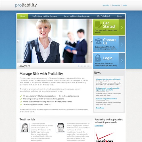 www.proliability.com needs a new website design