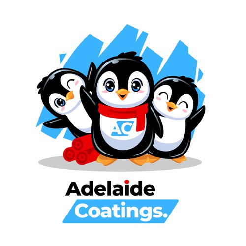 Penguin design mascot