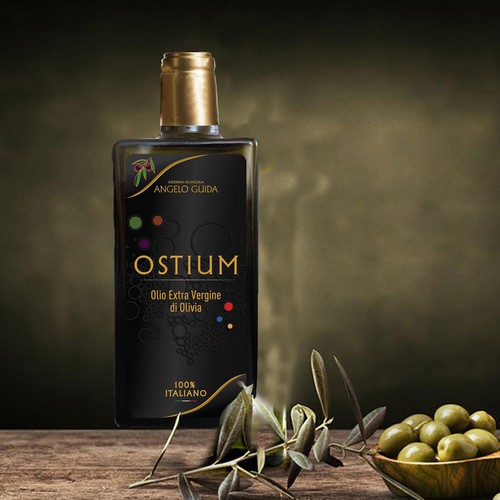 Label for a Olive Oil company 