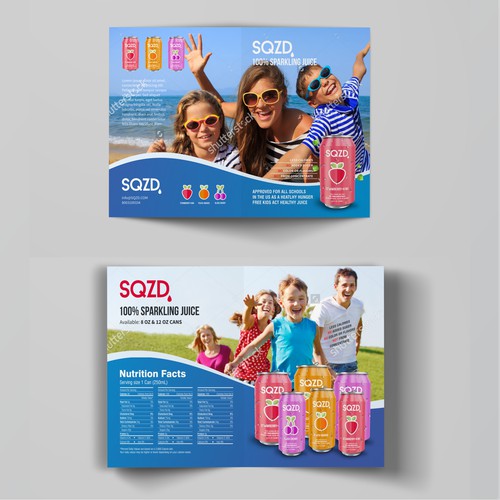 SQZD juice brochure