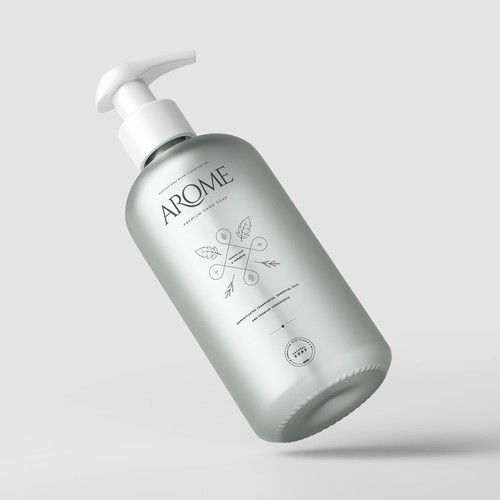 Arome Hand Soap label design