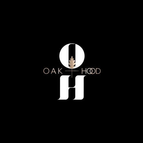 Oak + Hood event venue identity