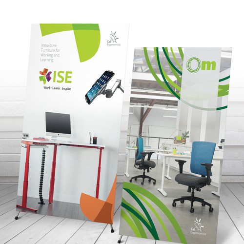Trade show banner: Bright & clean 