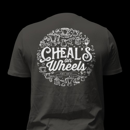 Cheal's on Wheels Tshirt Design 