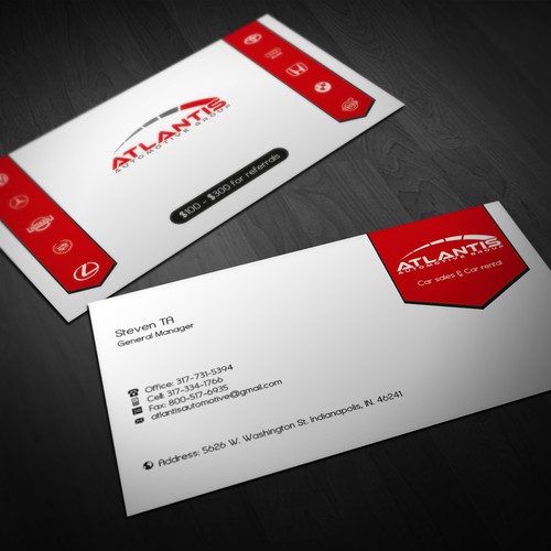 AAA rating Business Card