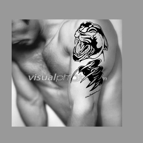 Create a winning art or illustration for panther tattoo