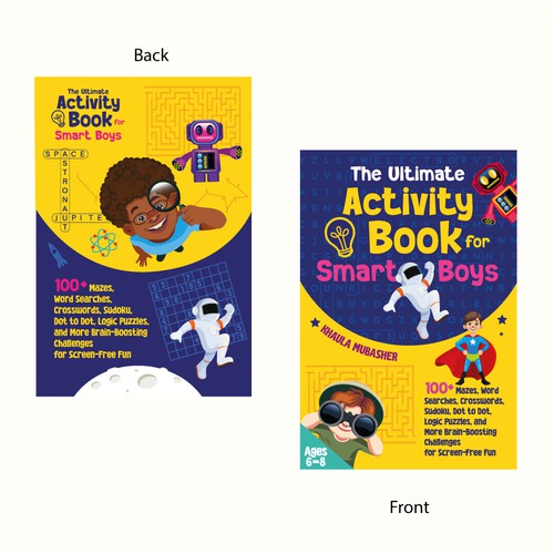 Activity book for smart boys