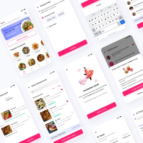 Group food ordering 