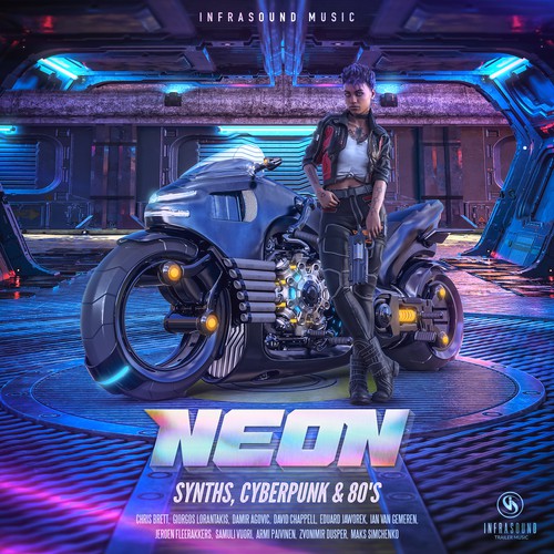 Neon Cyberpunk Album Cover