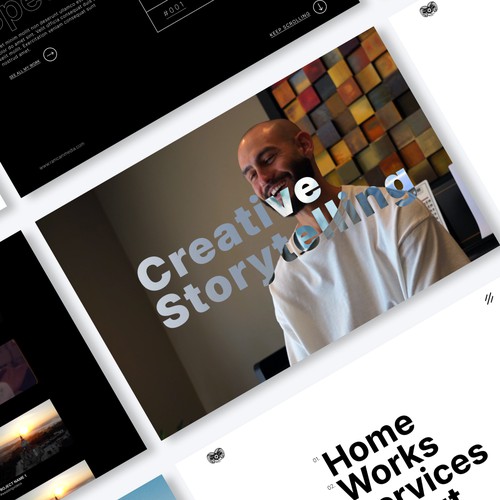 Video agency website and portfolio