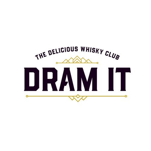 Logo concept for a whisky club