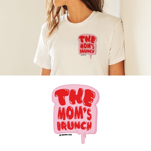 "The mom's brunch" logo