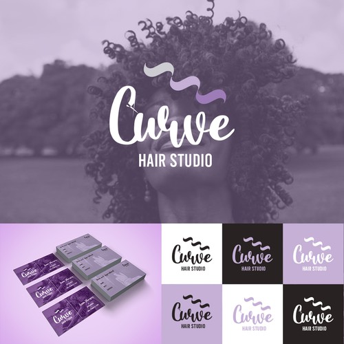 Hair studio logo