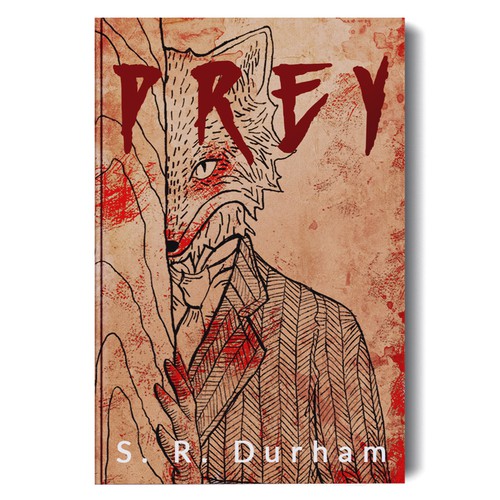 Front cover design for debut thriller / survival horror novel