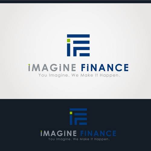 Financial Company Creative Logo Design business name IMAGINE FINANCE