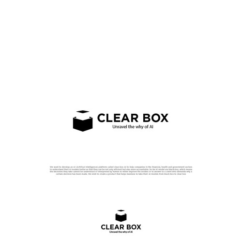 Logo for startup AI company called Clear Box