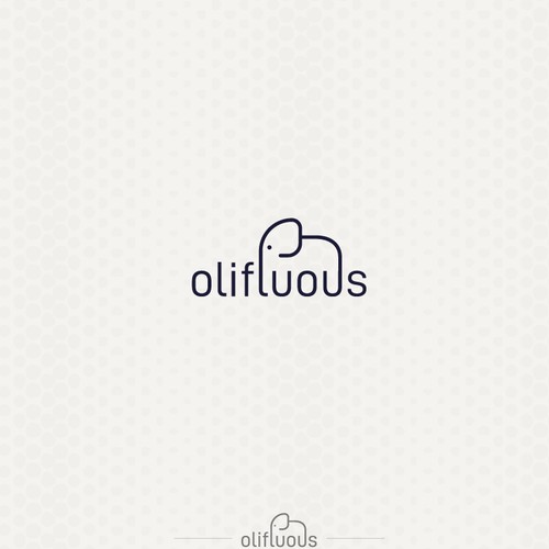 Bold and elegent  logo for olifluous 