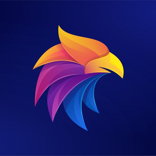 Eagle icon colorful