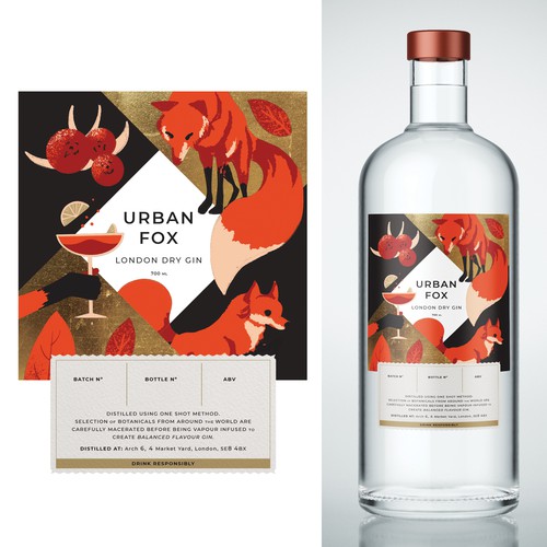 Simple Design for Urban Fox Gin
