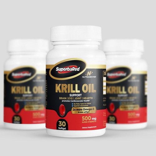 Krill Oil Label