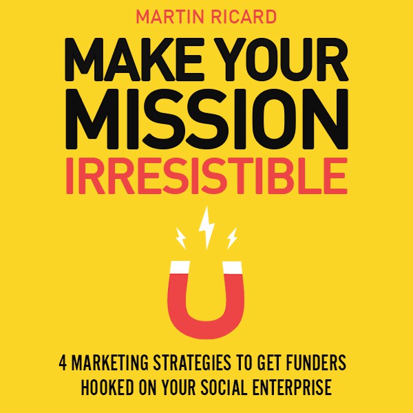 Design a cover for an ebook about social impact marketing