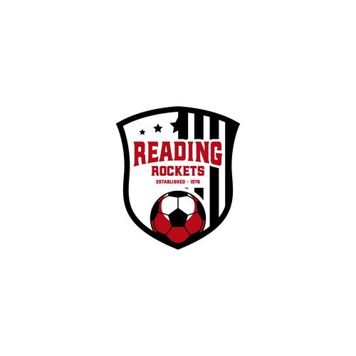 Soccer football logo design