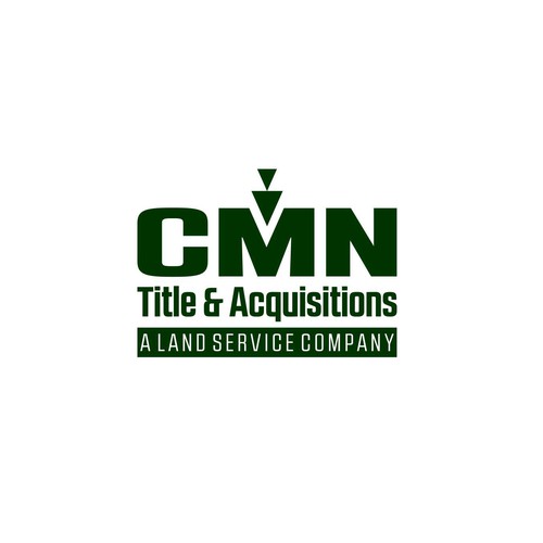 concept logo for a land service company