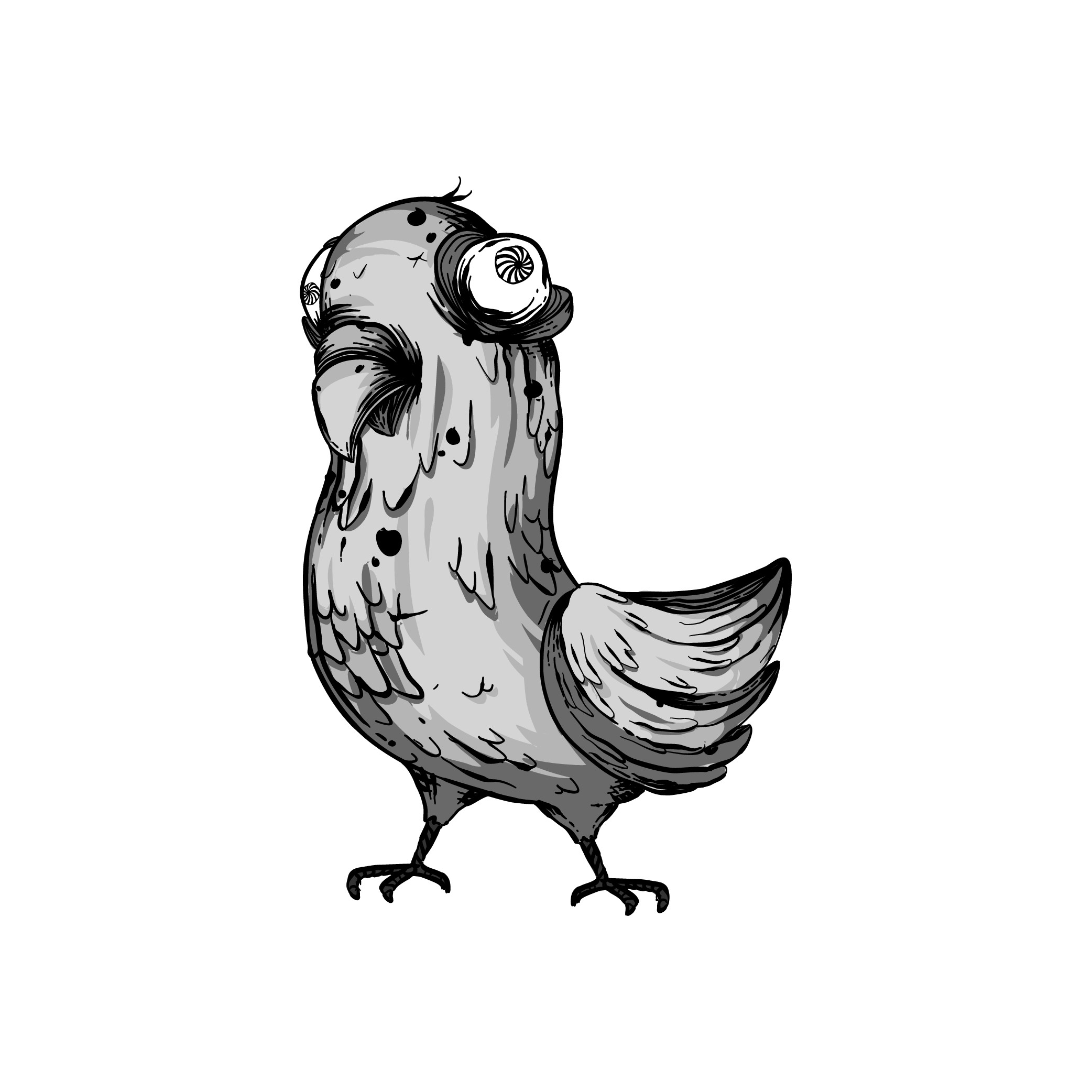 Pigeon zombie