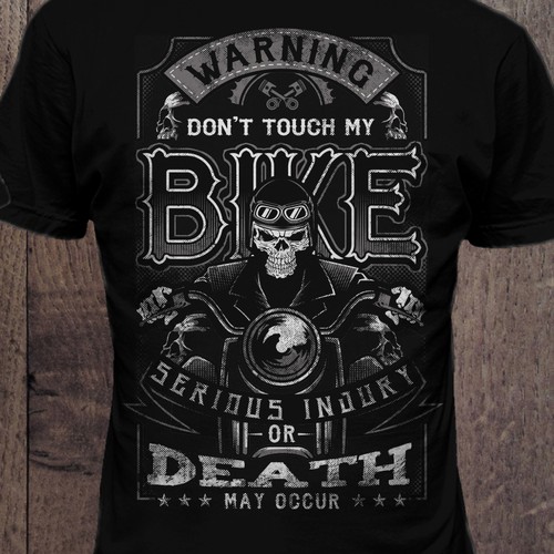 I Need Very Powerful and Badass Biker Design ( Guaranteed Prize )