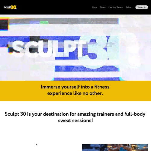 Modern Web Design for Personal Fitness Trainer