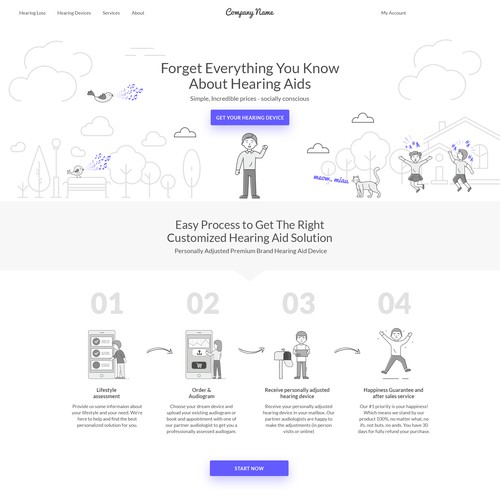 Powerful webdesign for revolutionary hearing device platform