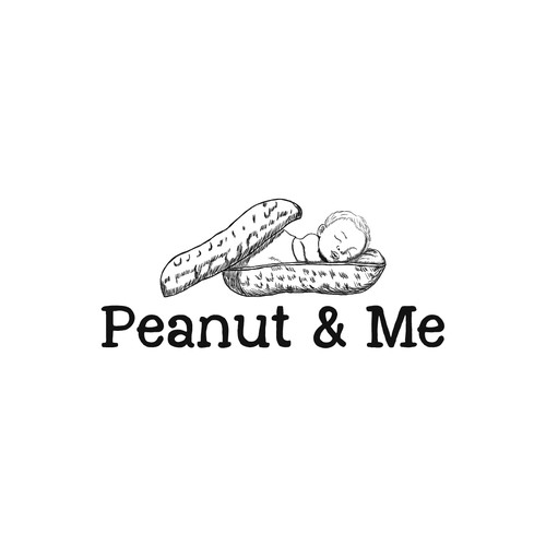 Baby peanut logo