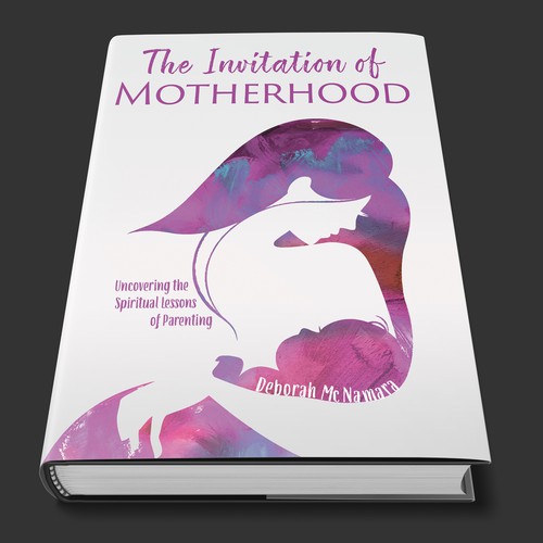 Artsy, inviting concept for a book about motherhood