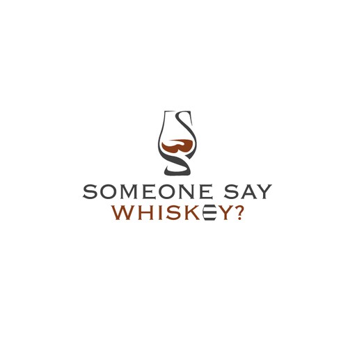Clean and modern logo for trendsetting whiskey community, simple enough for wax stamps and laser etching