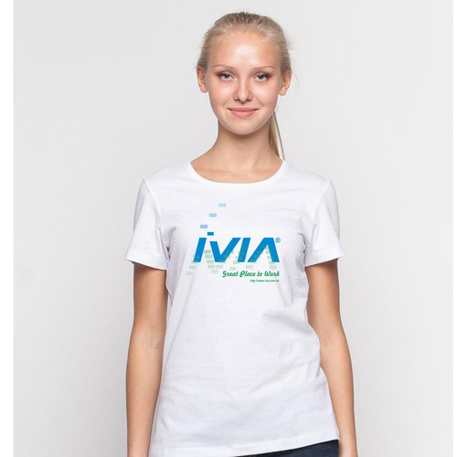 Modern and simple t-shirt design is needed for IVIA.com.br