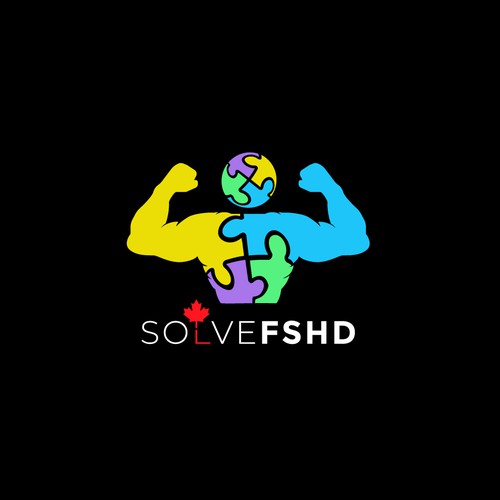 Colorful and meaningful FSHD logo concept