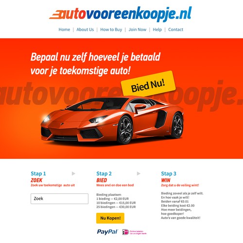 Auto Auction — autovooreenkopje.nl