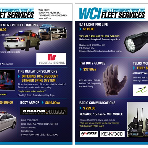 Help WCI WHYTE COMMUNICATIONS INC with a new brochure design