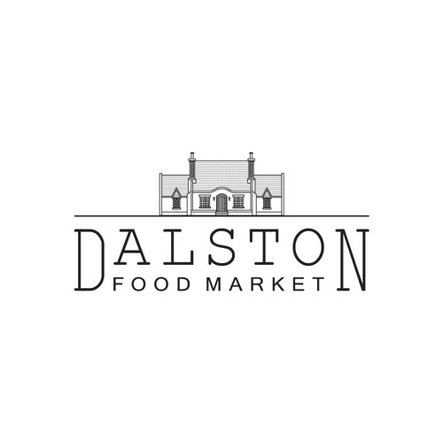 Logo for a premium food market in London