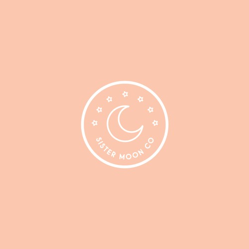 Simple logo for Sister Moon Co