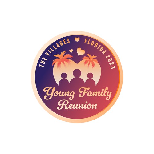 Sticker design for family reunion