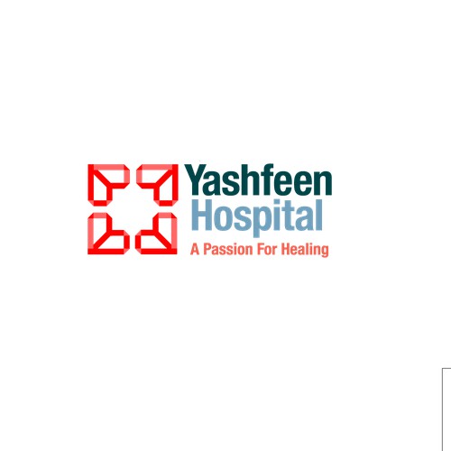 Logo cover for a new build hospital