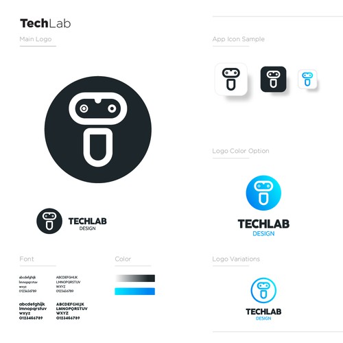 TechLab - logo for a robotics startup