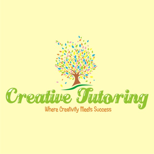 Logo for children's tutoring company promoting creativity and success