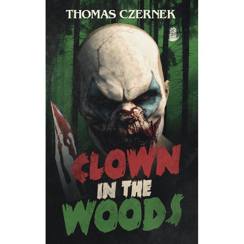 Clown in the woods