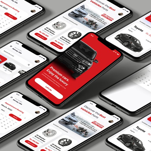 Toyota Car | App Design