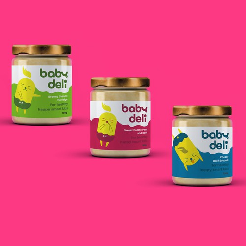 Babydeli - Baby Food Brand Design